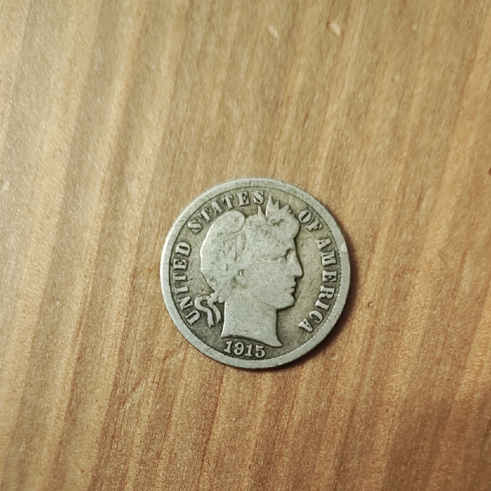 1915 United States Barber Dime